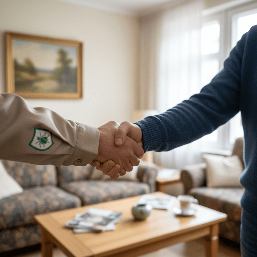 Handschlag nach erfolgreicher Arbeit